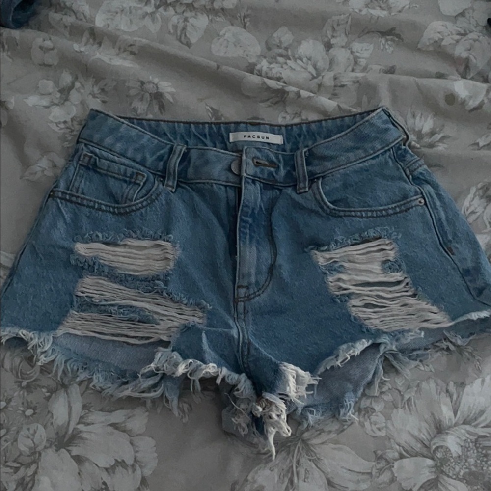 pacsun high rise festival shorts